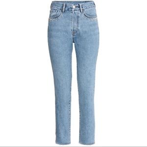 H&M high waist vintage fit denim jean
